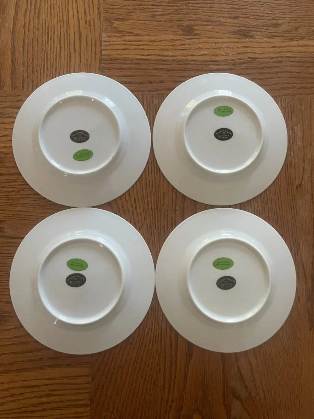 Set 4 Sweetheart Rose Bread Butter Plates Johann Haviland Bavaria Germany 6 Inch